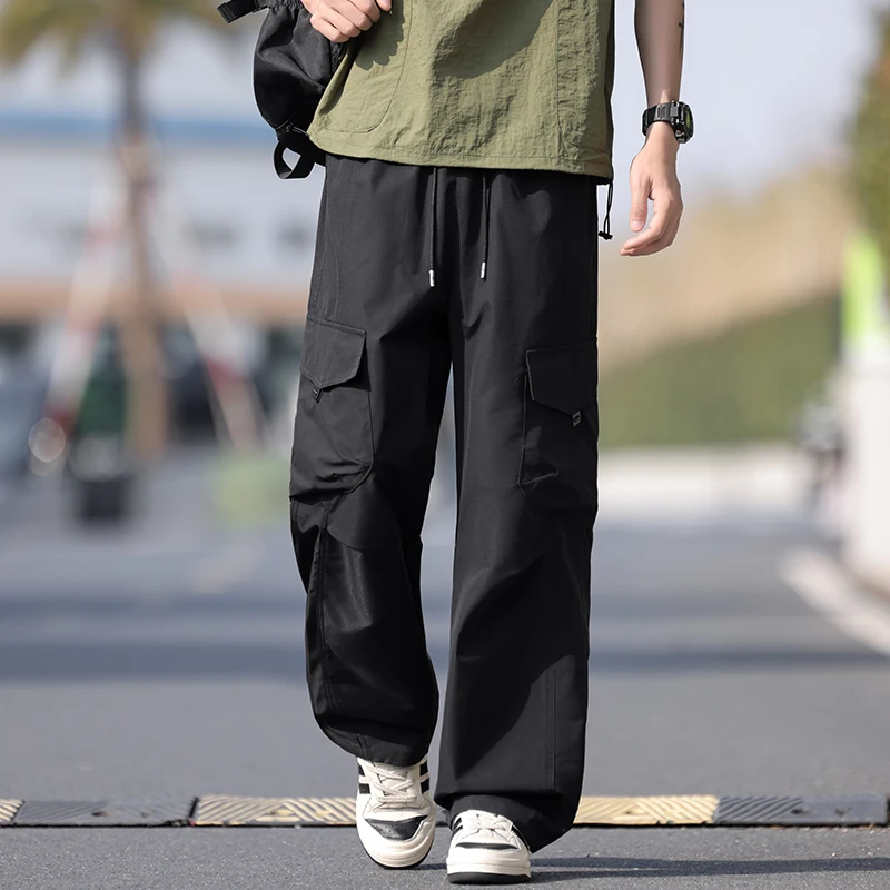 American Hip Hop Joggers Cargo - Jogger Sweatpants Men บทวิจารณ์และราคา