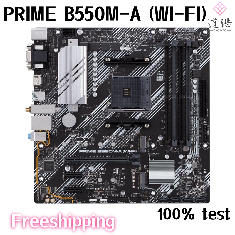 For PRIME B550M-A (WI-FI) Motherboard 128GB HDMI PCI-E4.0 M.2 Socket AM4 DDR4 Micro ATX B550 Mainboard 100% Tested Fully Work