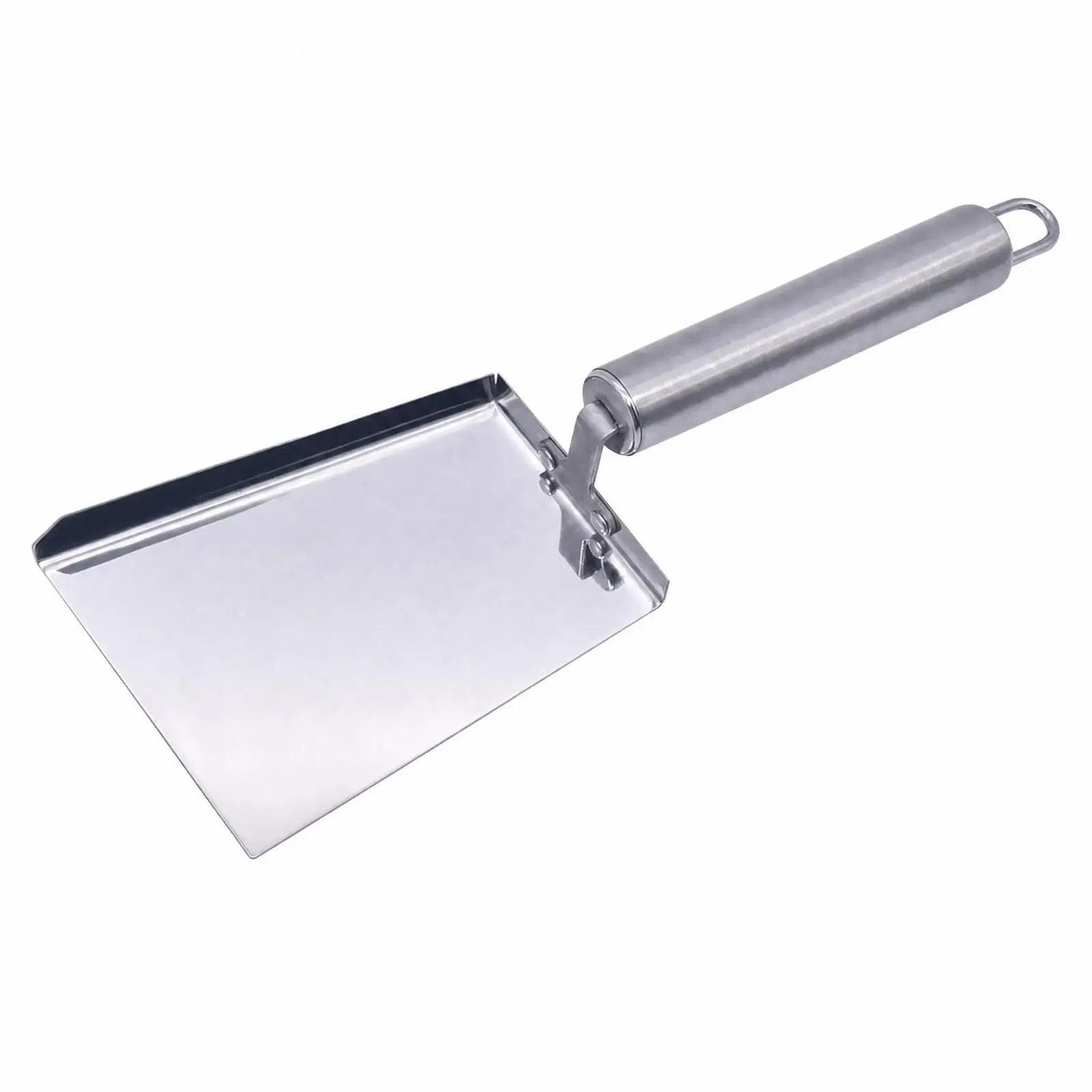 Beehive Cleaning Scoop Broad Blade Stainless Steel Beehive Scoop Beehive Cleaning Tool with Hanging Loop Rust-Resistant
