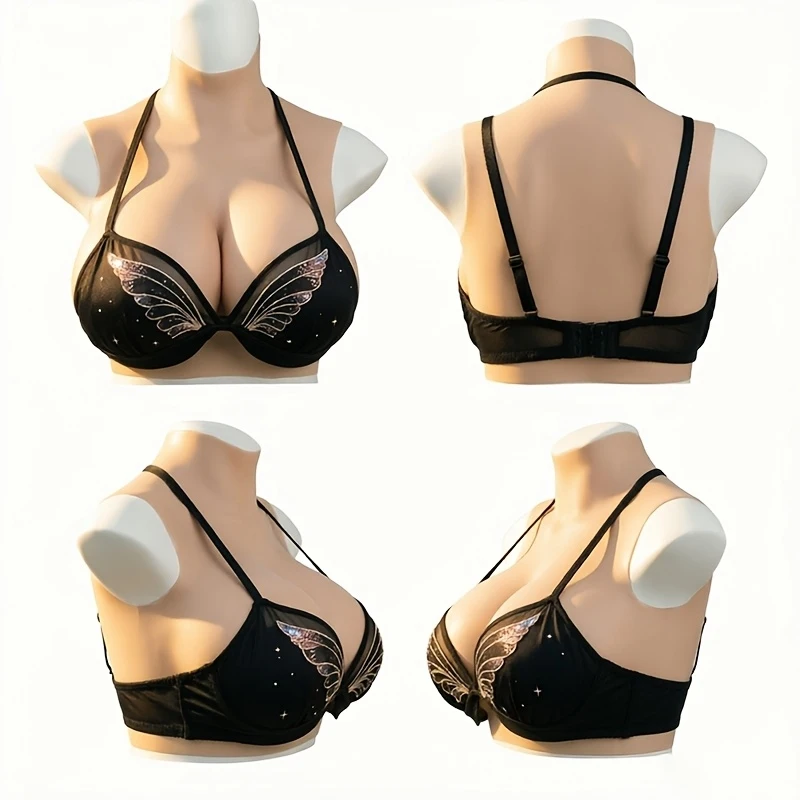 Silicone Breast Forms for Crossdressers Fake Breast Enhancer Beginner Silicone Breast Huge Tits Transgender DragQueen Boobs