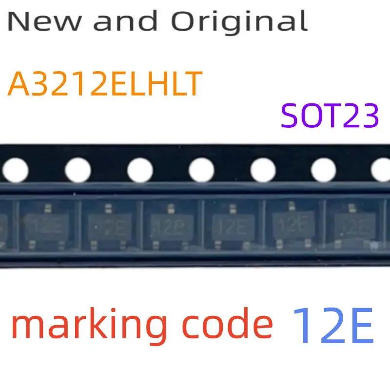 A3212Elhlt Sot23 5V 1Ma Micropower Ultra-Sensitive Hall-Effect Switch Marking Code 12E or 212