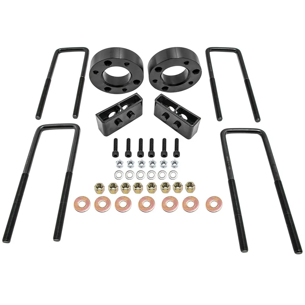 

MaXpeedingrods, передний и 1,5-дюймовый задний черный комплект выравнивающего подъемника, подходит для Ford F-150 4WD 2009-2018