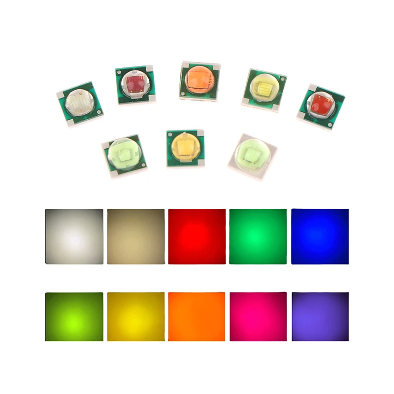5/10 шт. светодиодная лампа для печатной платы для DIY лампочка SMD LED 3535 чипов 1-3 Вт 3 В бусины свет белый теплый монтаж