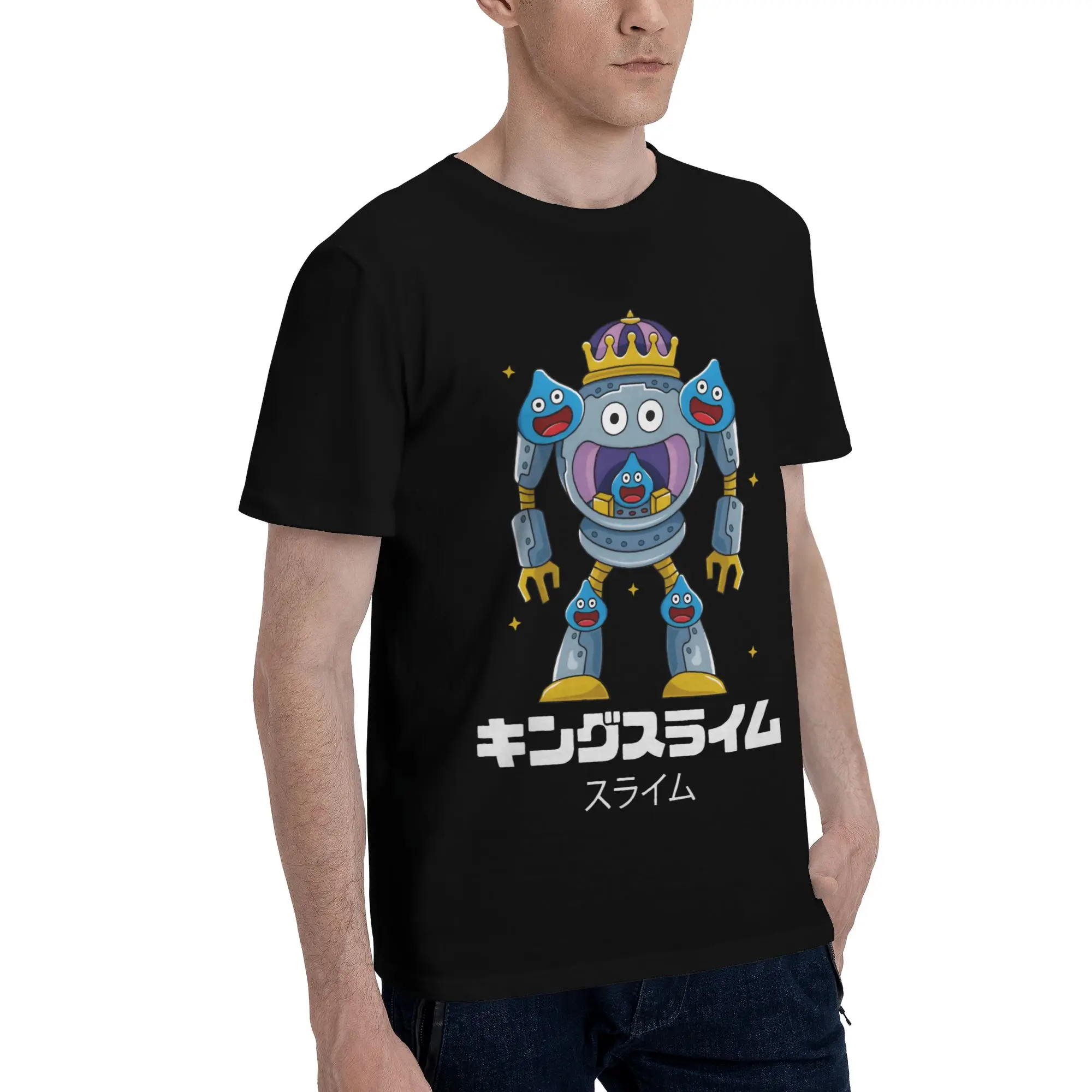 Summer Dragon Quest slime T Shirt for Men Women  Cotton T-shirts Short Sleeve Clothes