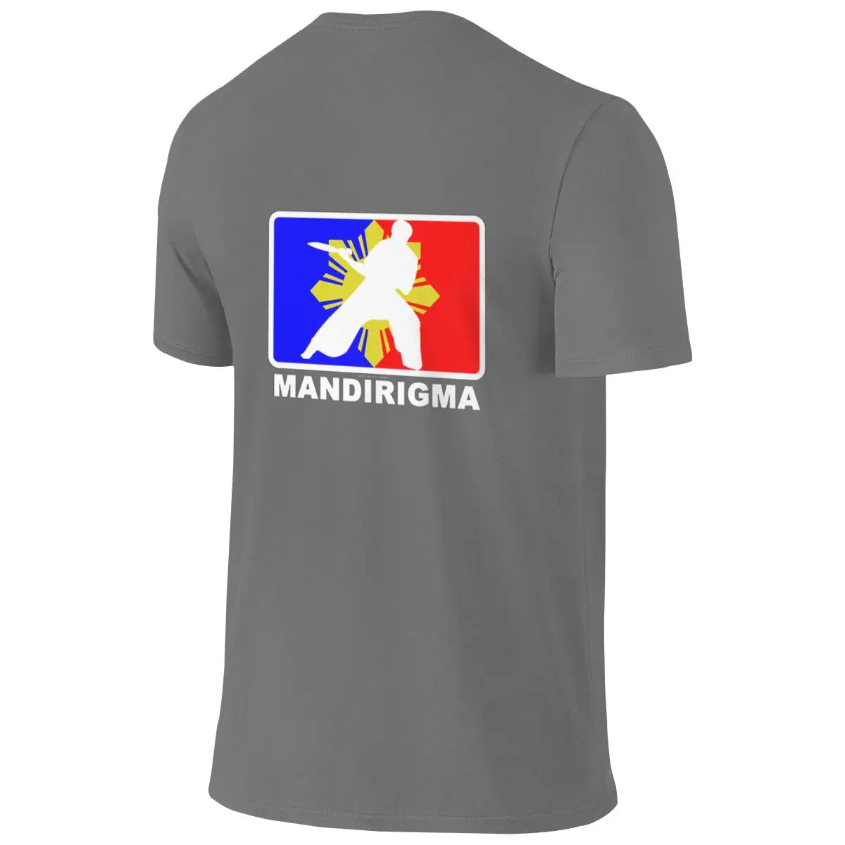 Major League Mandirigma Simple Reversible T-shirt Niche Personality Solid Color Basic Tee