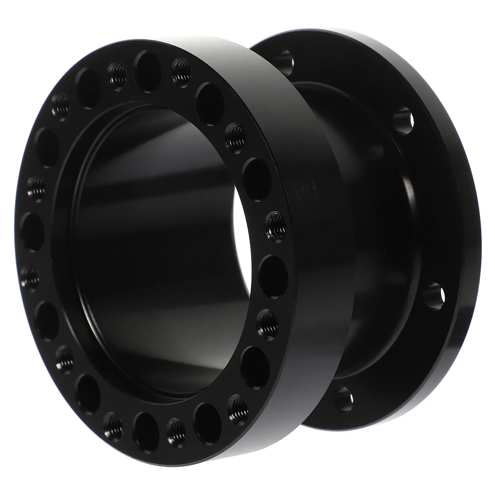 Steering Wheel Hub 51Mm Solid Aluminum Alloy Extension Spacer Car Steering Wheel Adapter Comfortable Grip Automotive Supply