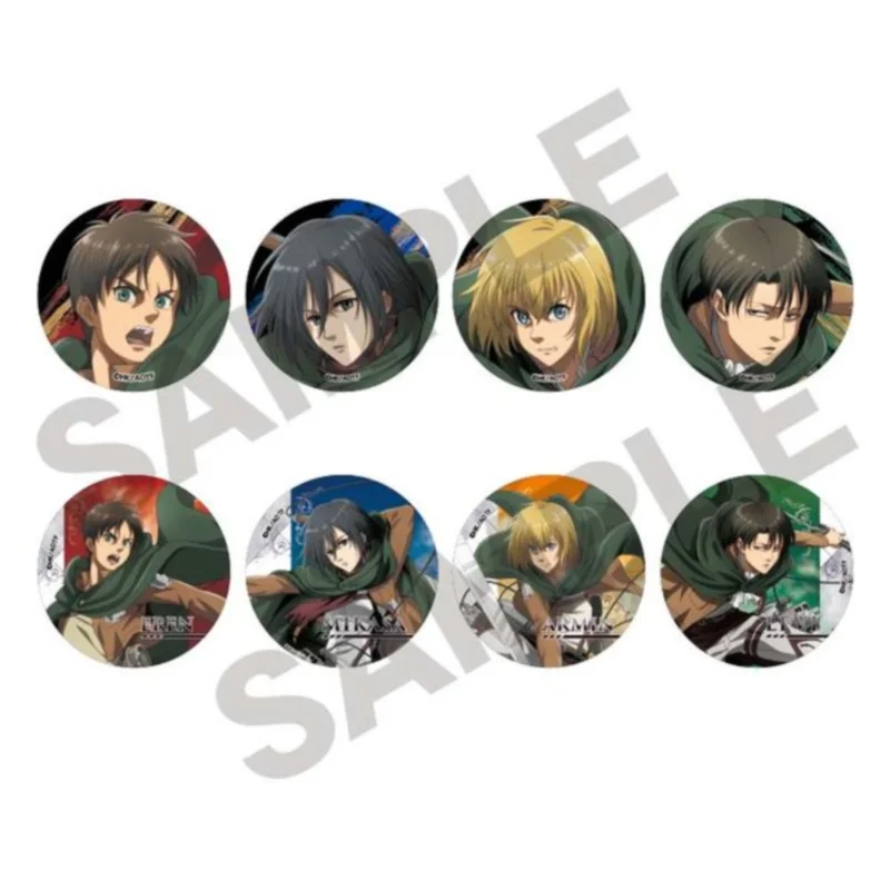 Japan Crux Goods Attack On Titan Action Badges Pendants Allen Lee Will