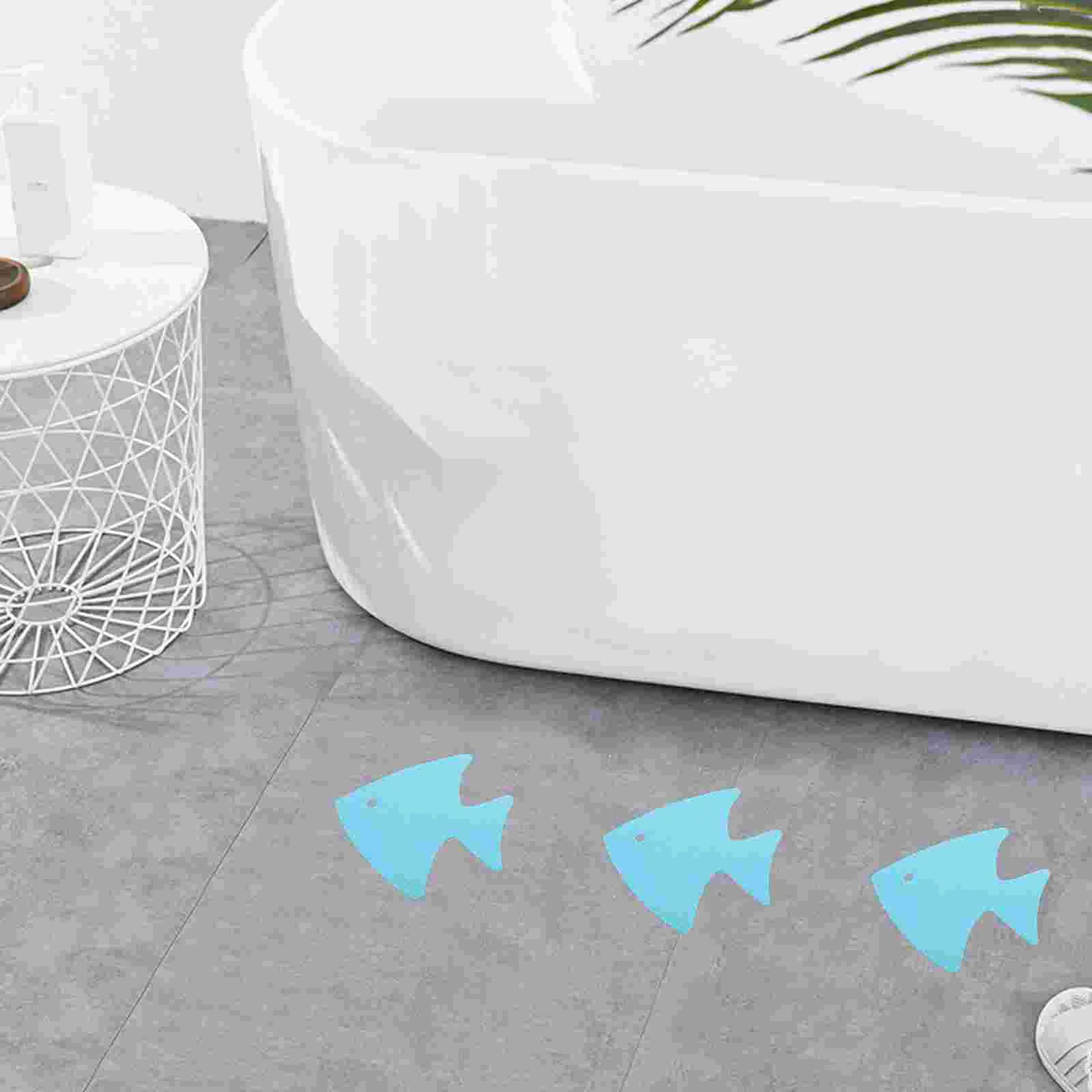 20 Pcs Bathtub Bathroom Non-slip Stickers Stairs Anti Skid Kitchen Anti- for Pool Wall Decals Blue Baby