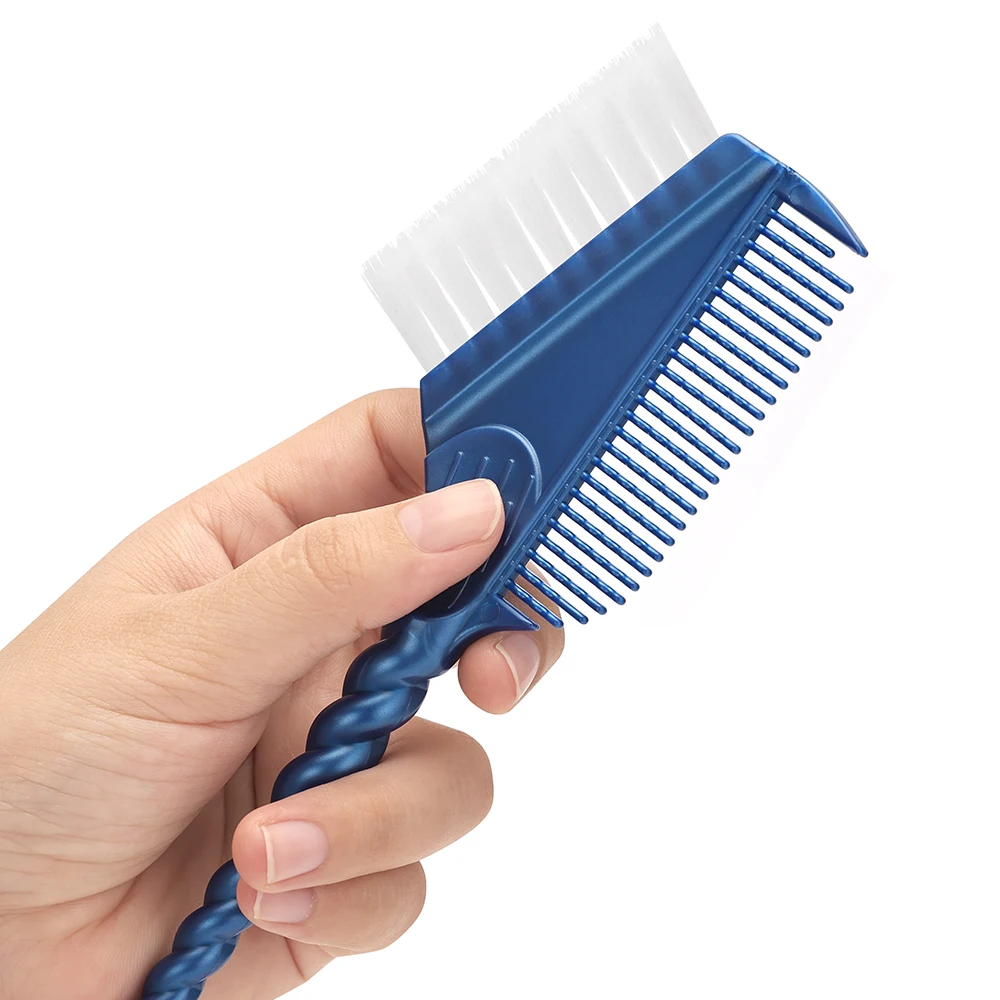Friseur-Haarfärbepinsel mit Doppelkopf, Rutschfester Farbcreme-Pinsel, Haarfärbepinsel, Haarfärbemittel-Applikator, Staubpinsel-Werkzeug – Detail 7