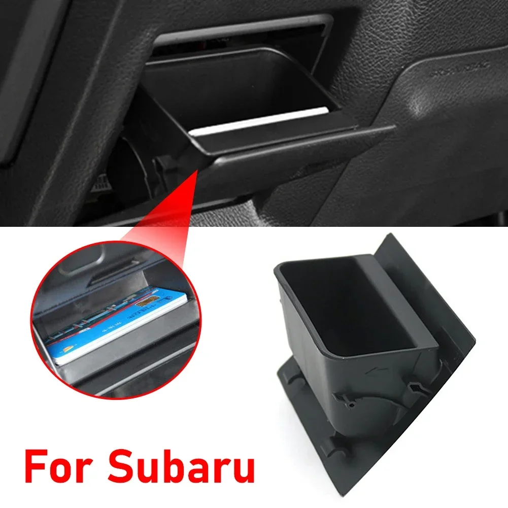 Car Coin Box Pocket Fuse Cover For Subaru Forester XV Crosstrek Forester Outback Legacy Lid Stowing Tidying LHD Accessories