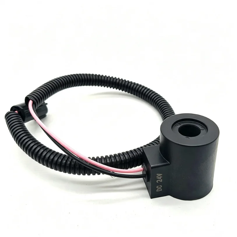 Replacement Solenoid Valve Coil for DH55 and 5-6 Ton For Excavator Models Including DH60 Used in Safety Lock Hydraulic Circuits