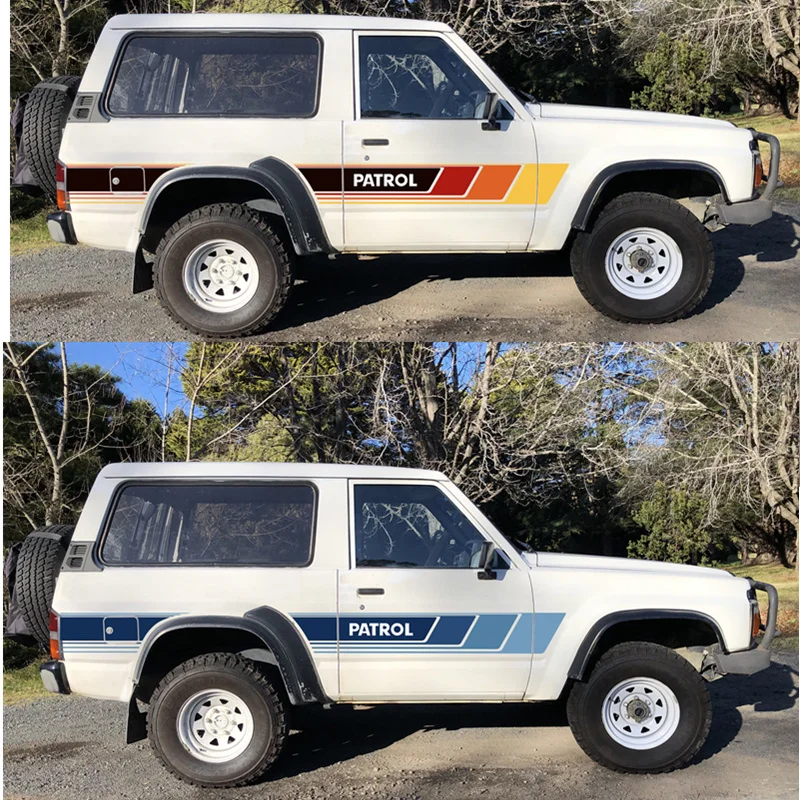 

For Nissan Patrol Y60 3doors Car Vinyl Stickers modification customized Fashion sports decals