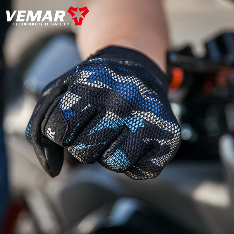 

VEMAR Camouflage Gloves Breathable Mesh Camouflage Pattern Motorcycle Off-Road Riding Outdoor Sports Gloves