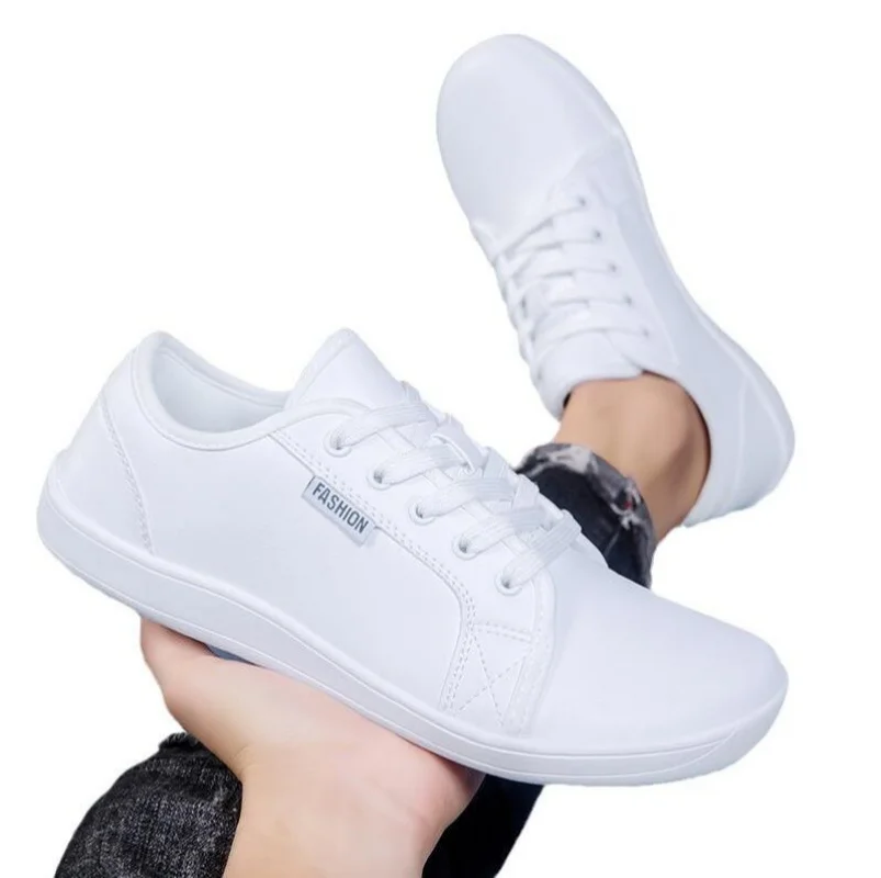 

Мужские широкие минималистичные кроссовки для ходьбы с нулевым перепадом высоты подошвы, обувь для мужчин