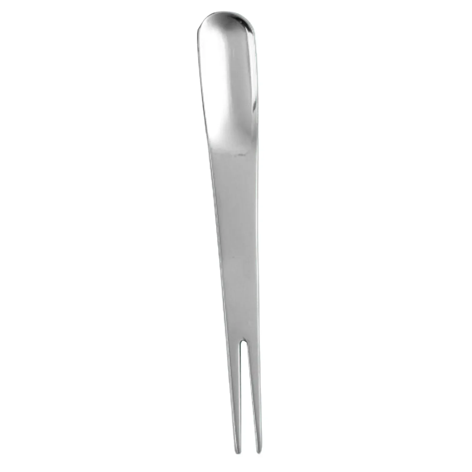 Fruit Fork Cake Fork Spoon Dessert Fruit Fork Fruit Cake Fork Spoon Multifunction Stainless Steel 12*1cm Cakes 1PC