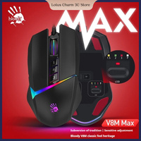 A4tech Bloody V8m Max Wired Macros Programming Optical Gaming Mouse Notebook Mouse For Pc Ios E-Sport Gaming Player Office Gifts