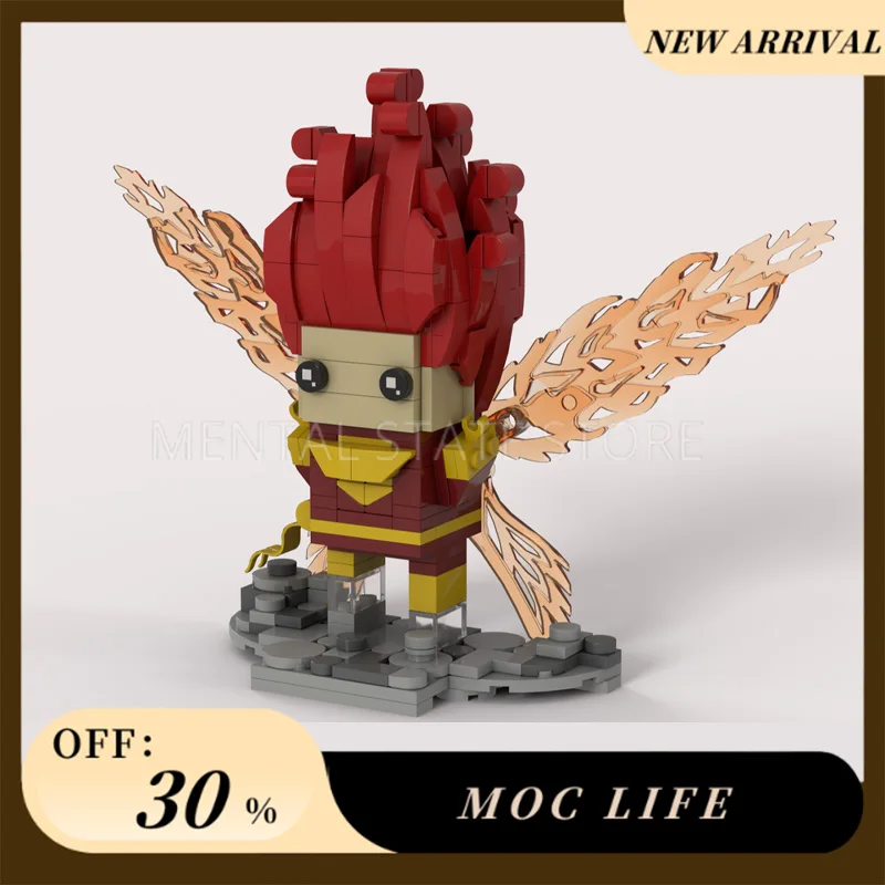 NEW 280PCS Customized MOC Dark Phoenix Building Blocks Technology Bricks DIY Creative Assembly Education Toys Holiday Gifts