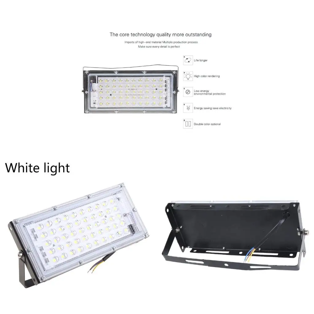 Flood Light LED 50W LED Exterior Outdoor Outdoor Lighting 110V Street Lights Outdoor Flood Light LED Projector