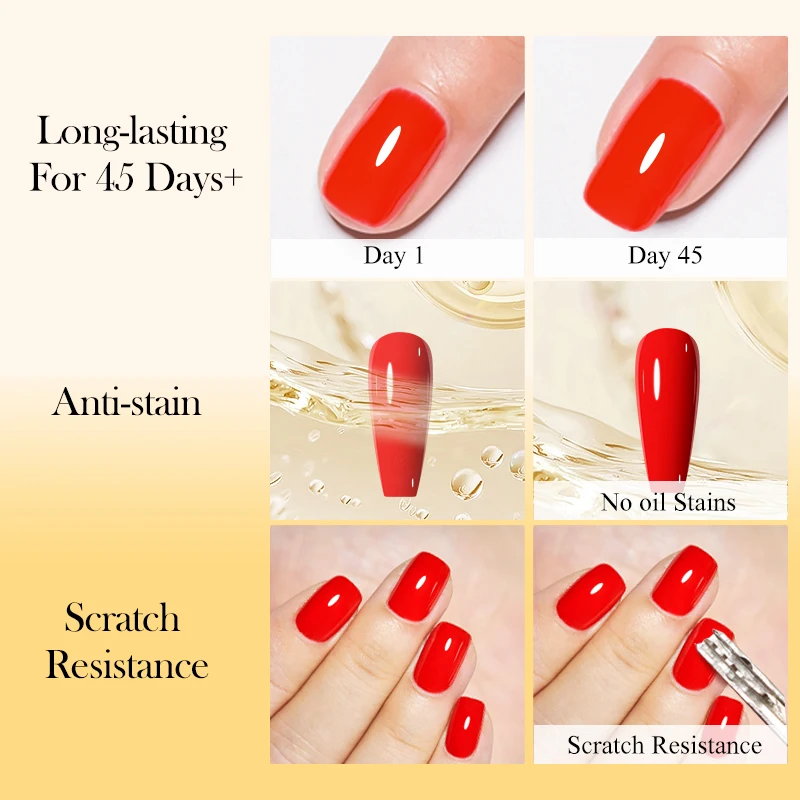MEET ACROSS 7ml Smalto per unghie gel super top coat Super luminoso a lunga durata semi-permanente Soak Off Gel funzionale per nail art UV LED