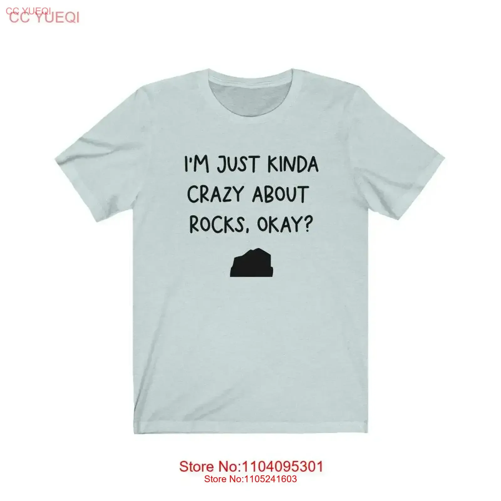 Just Kinda Crazy About Rocks Jersey T Shirt Rock Collector GeologisT for Lovers Funny Hound vintage Washed Slightly Versatile