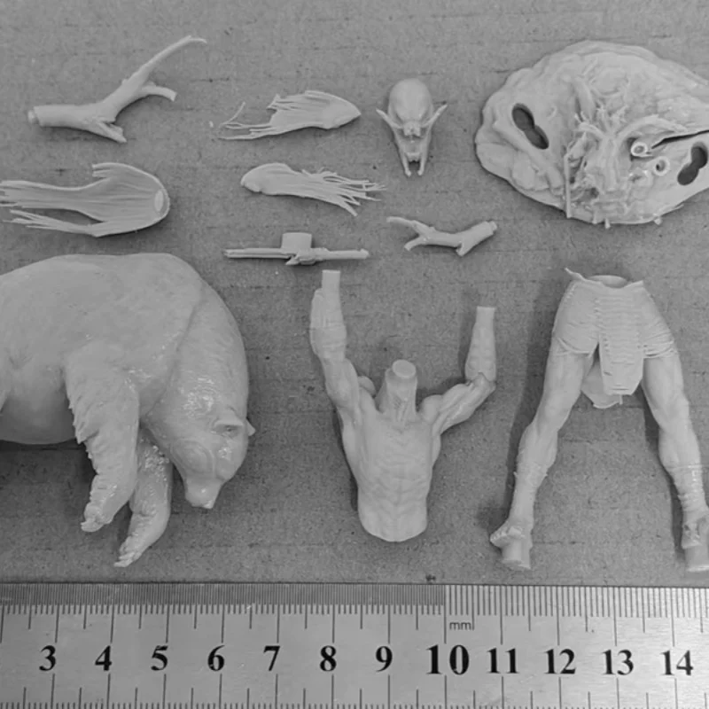 Figurines de chasse extraterrestre en résine, échelle 1/24, Kit de modèles, jouets non peints et non assemblés