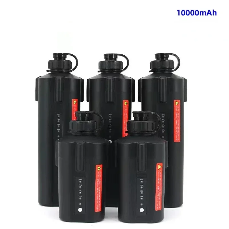 

14.8V 10000mAh For SHIMANO Water droplet wheel DAIWA Water droplet wheel Grenade shape Two holes battery Power display