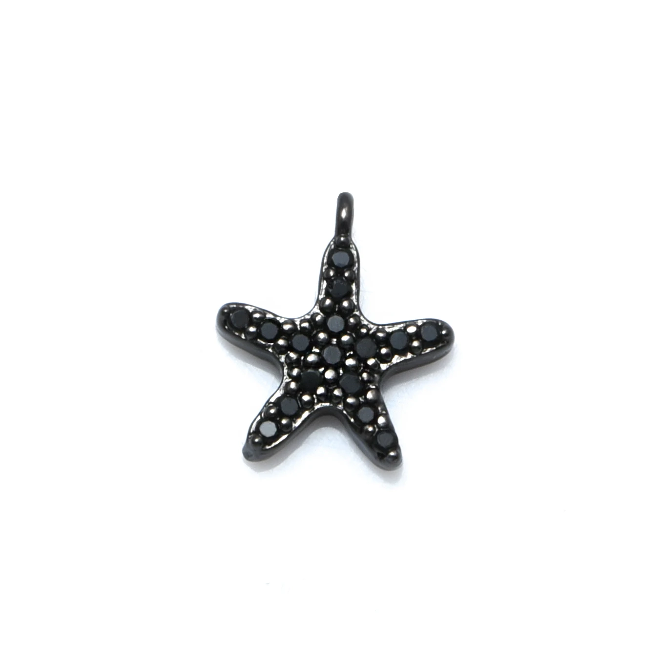 1PCS Multi Styles Gun Black Plated With Black Zircon Charms Pendants Accessories For Bracelet Earrings Jewelry Making