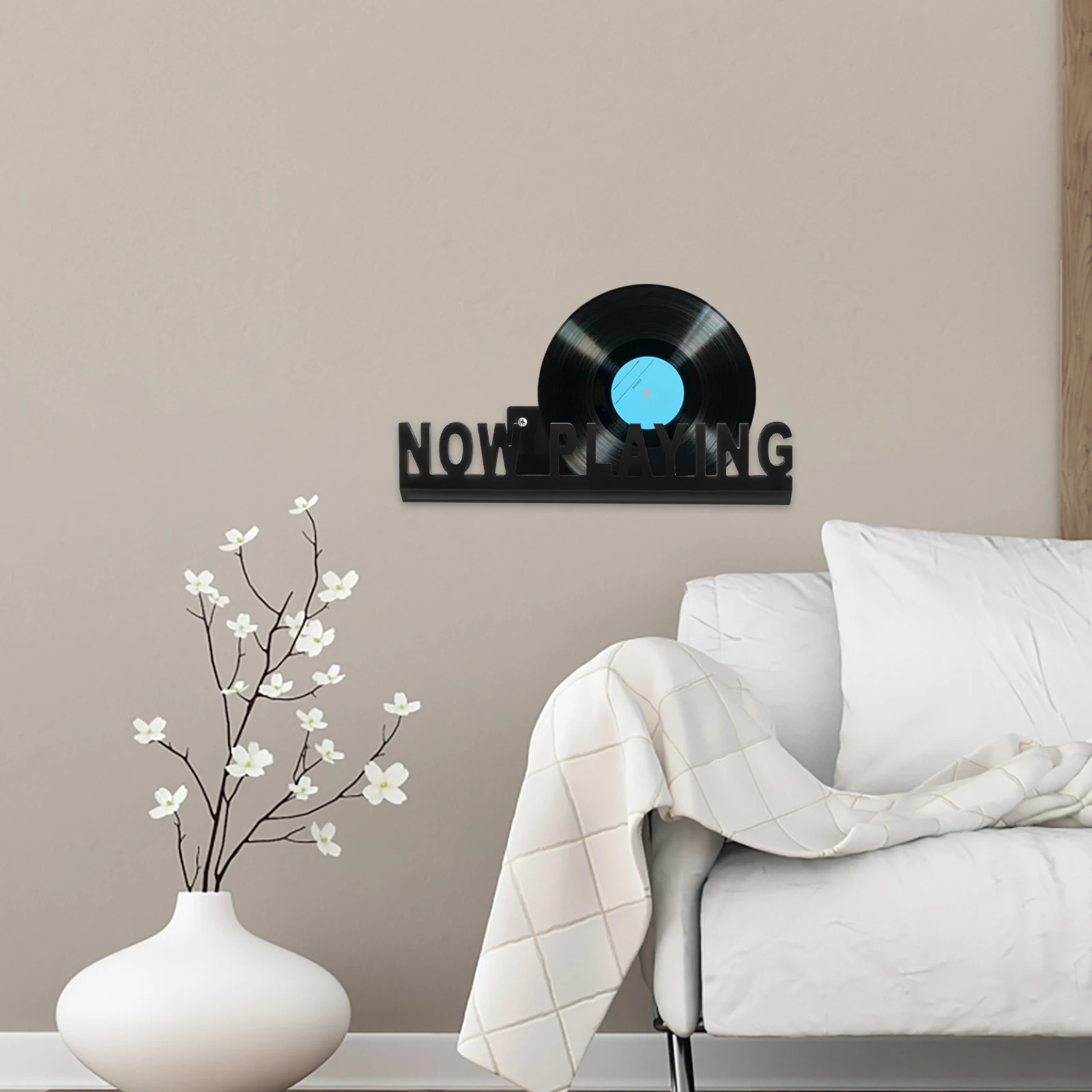 

Record Stand Wall Acrylic Shelf Rack Decor ganizer Holder Storage