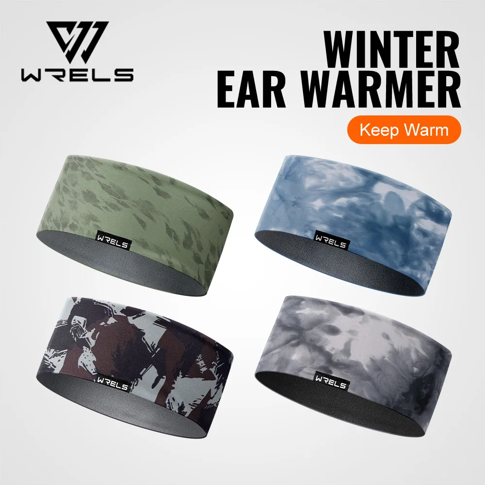 

WRELS Ear Warmers Headband Windproof Sweat Wicking Cold-Proof Ear Covers Ski Sport Headband Men Women Outdoor Running Hair Band