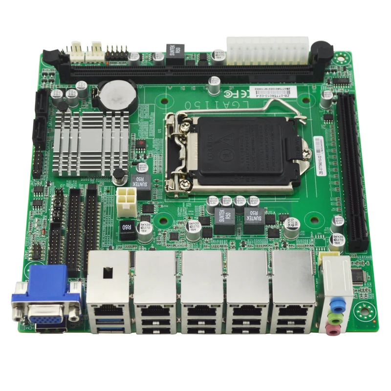 7560 multi-port embedded motherboard  lga 1150  4th generation cpu  for pos motherboard