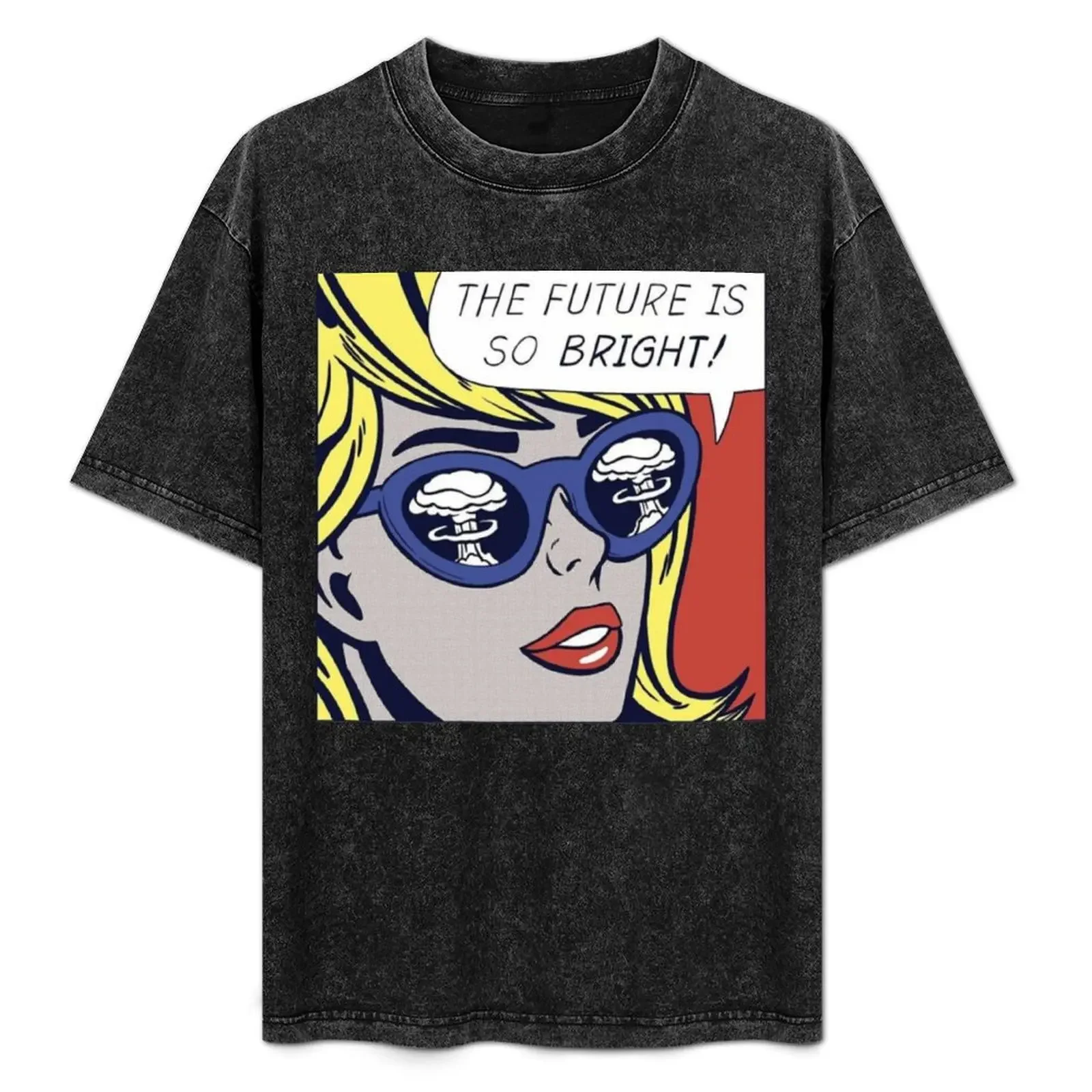 

Roy Lichtenstein - Roy Lichtenstein the Future's so bright T-Shirt anime shirt tees sweat plain black t shirts men