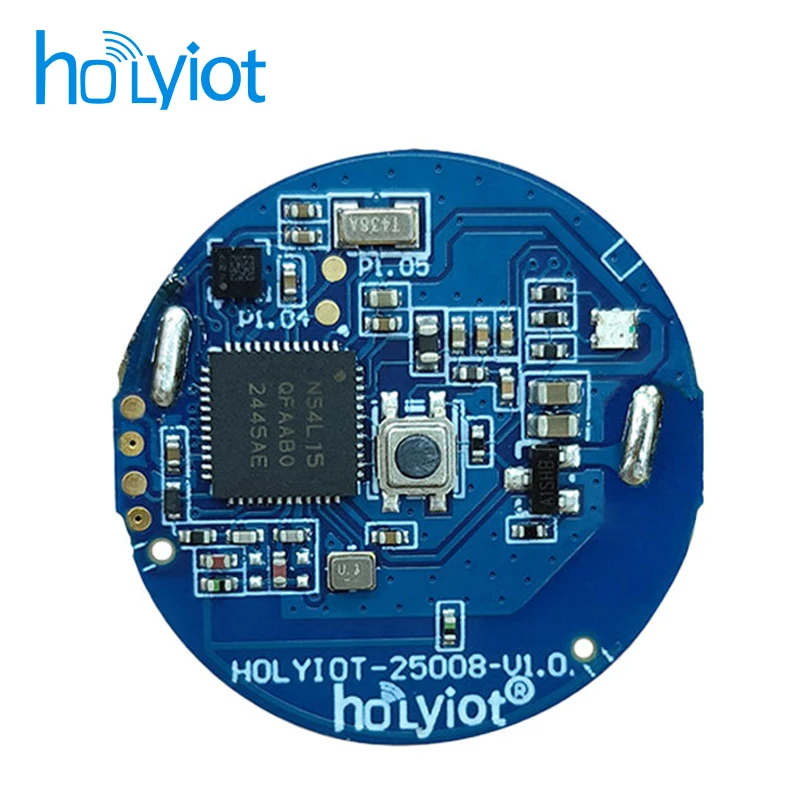 Holyiot Bluetooth Emergency Butoon nRF54L Series Low Power Consumption Bluetooth 6.0 Beacon Button Trigger SOS Solutuion