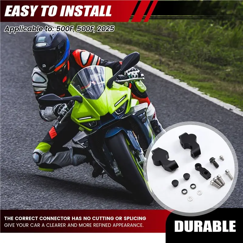 Motorcycle Accessories Handlebar Risers Clamp Height Up Backward Extend Adapters For ZXJC 500F ZXMOTO 500F 2025