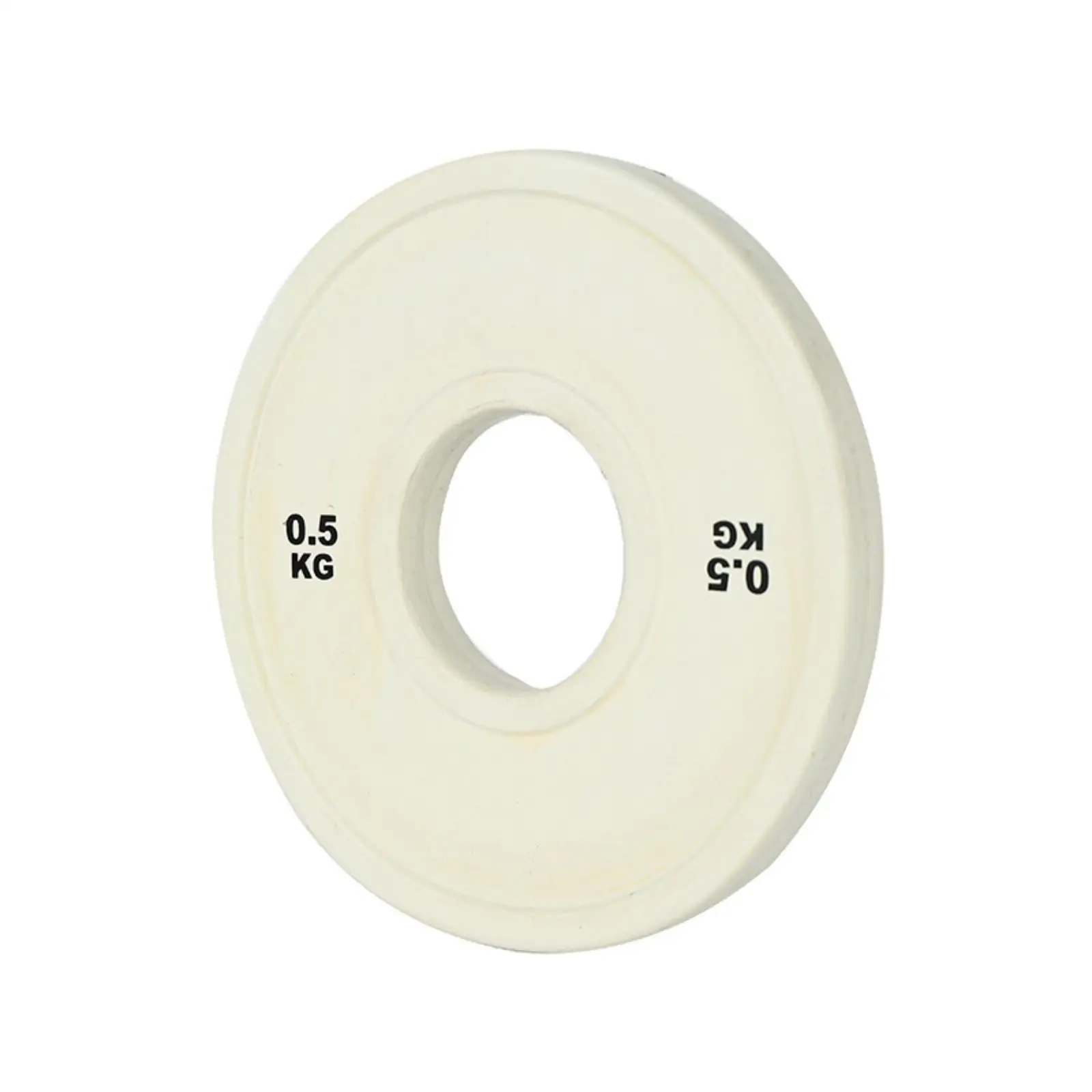 Fractional Rubber Weight Plate with Raised Rings for Secure Grip Barbell Training Accessory