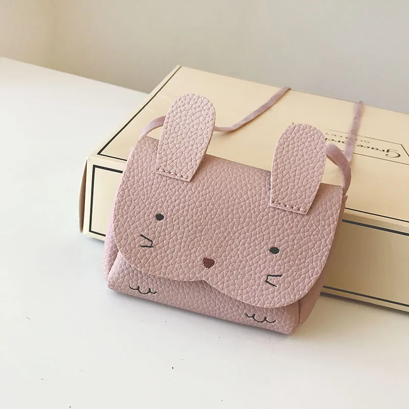 2022 Mode Baby Kids Bunny Meisje Schoudertas Crossbody Messenger Bags Tas Portemonnee Opslag Leuke Konijn Animal Kids Gift Nieuwe