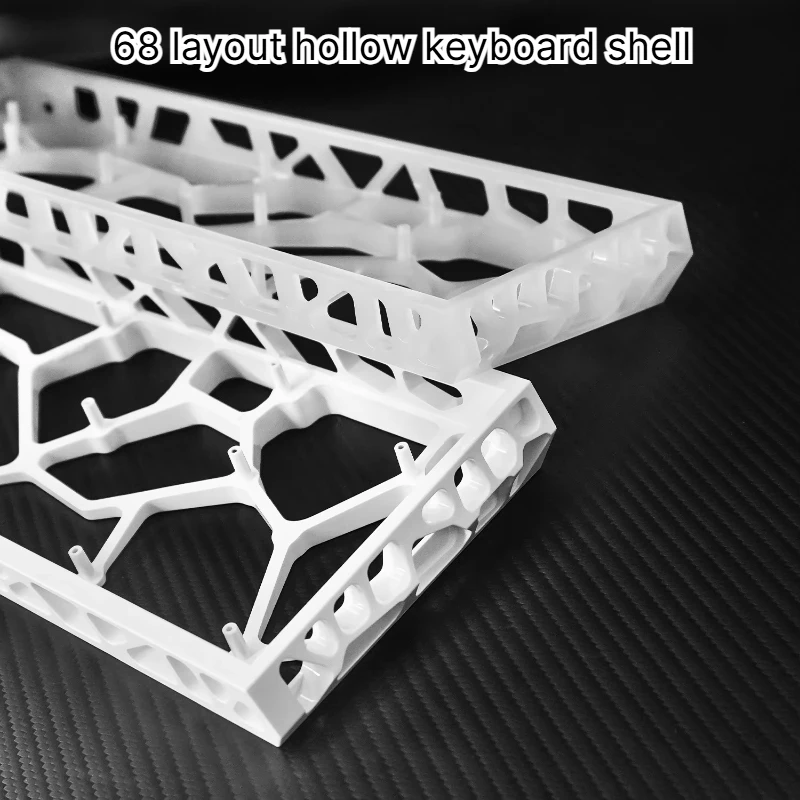 Custom 68 Keys Hollow Keyboard Case PC Resin Shell for MADCATZ Mad68 Ace68 ATK Magnetic Axis Mechanical Keyboard Shell DIY Gifts