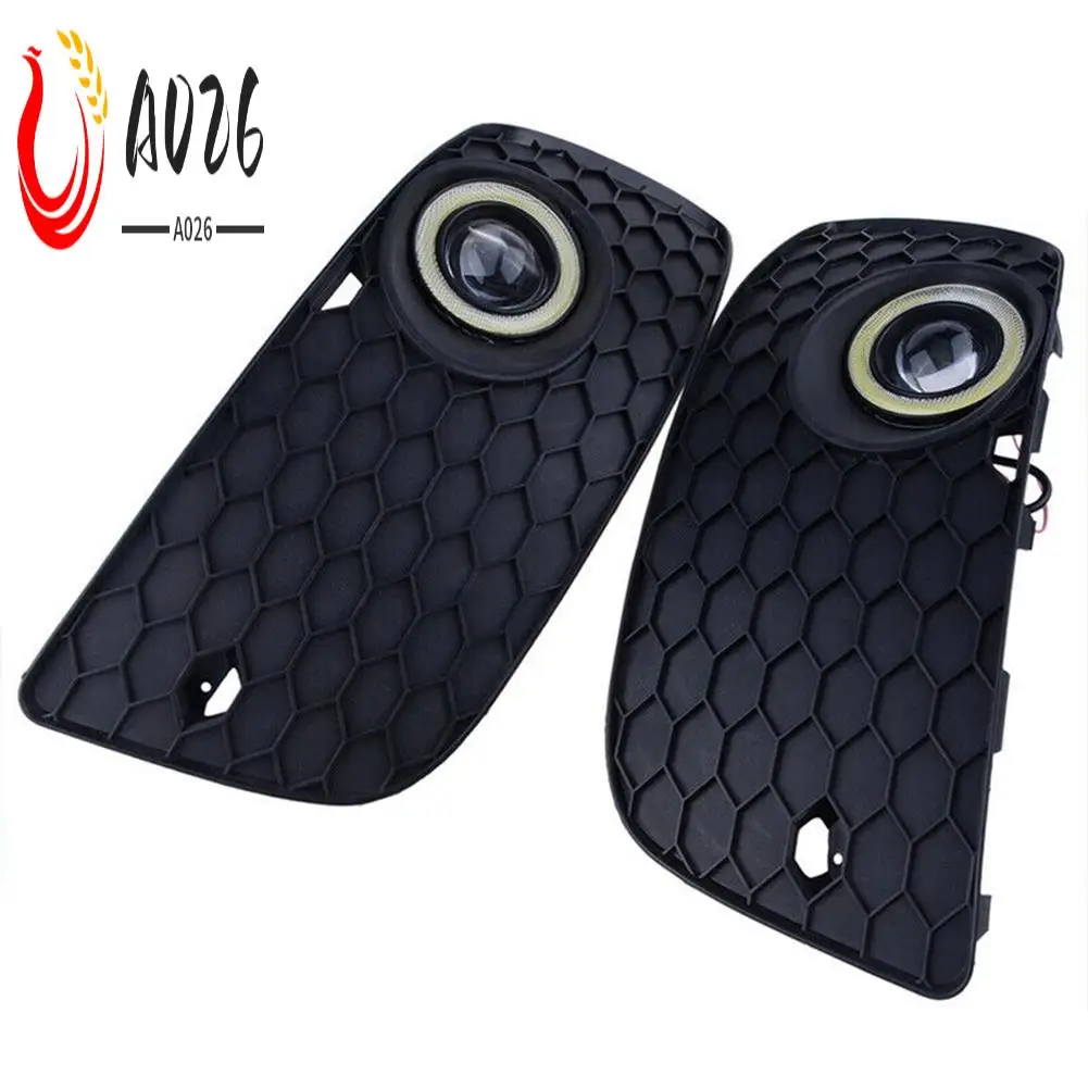 

A026-Fog Lamp Assembly Front Bumper Grille Lower Angel Eyes Lamp For Golf 5 Jetta MK5/GLI 2004-2009 Car Accessories