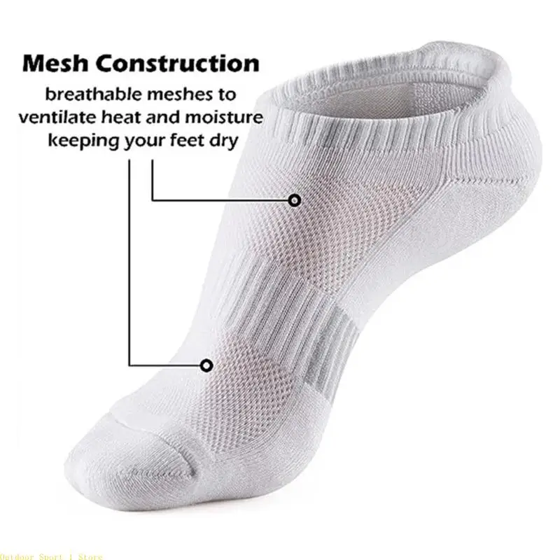 

A0KA Short Socks Trainer Socks Athletic Socks Running Socks Breathable Ankle Socks