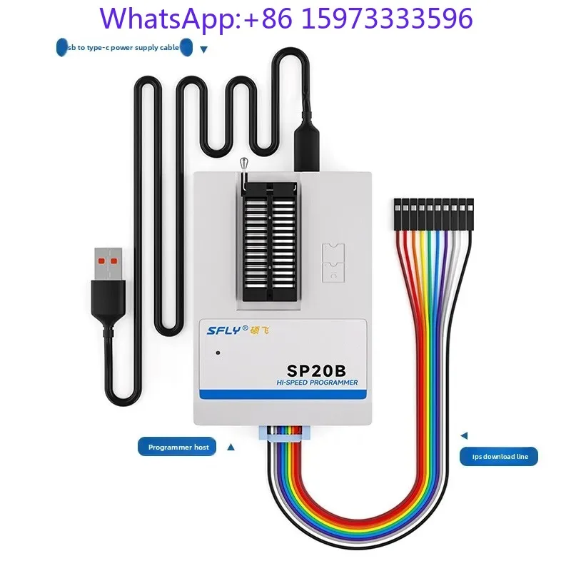 ​ High‑Speed Chip Programmer SP20B F X P SFLY for Laptop Motherboard Flash Chip Read‑Write