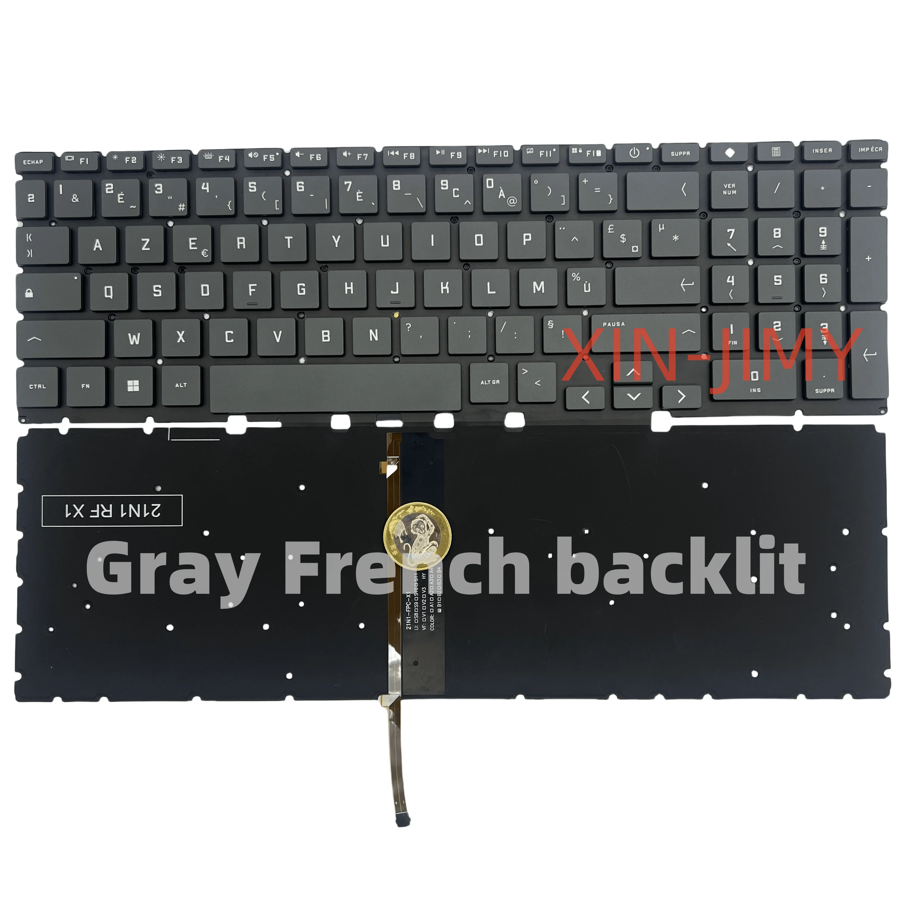 French Backlit Keyb… - image