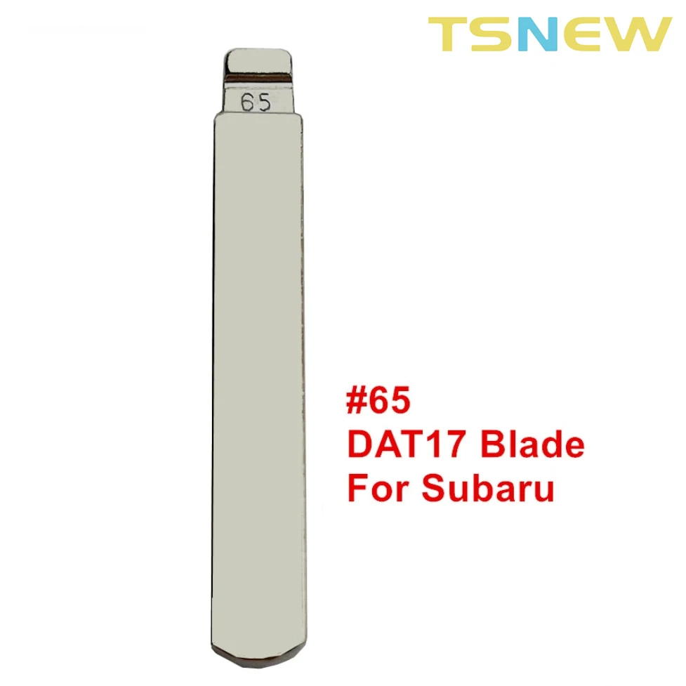 

10pcs Metal Blank Uncut Flip KD VVDI Remote Key Blade Type #65 DAT17 Blade for Subaru NO. 65 Blade
