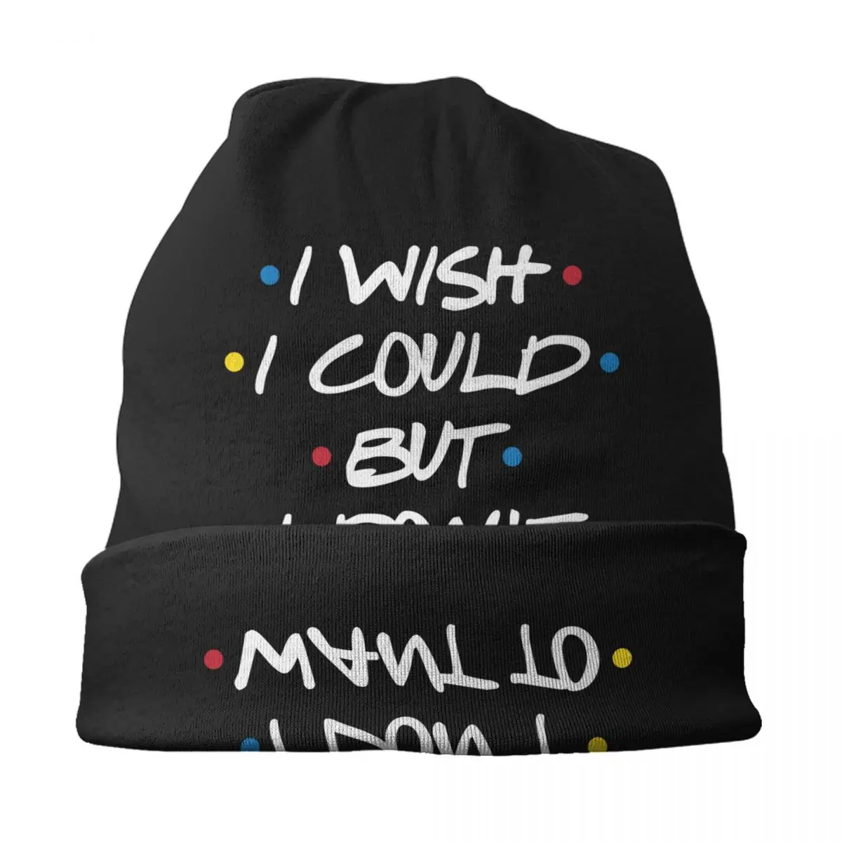 تلفزيوني أصدقاء Skullies Beanies قبعات الرجال النساء للجنسين في الهواء الطلق شتاء دافئ متماسكة قبعة الكبار أستطيع بونيه القبعات