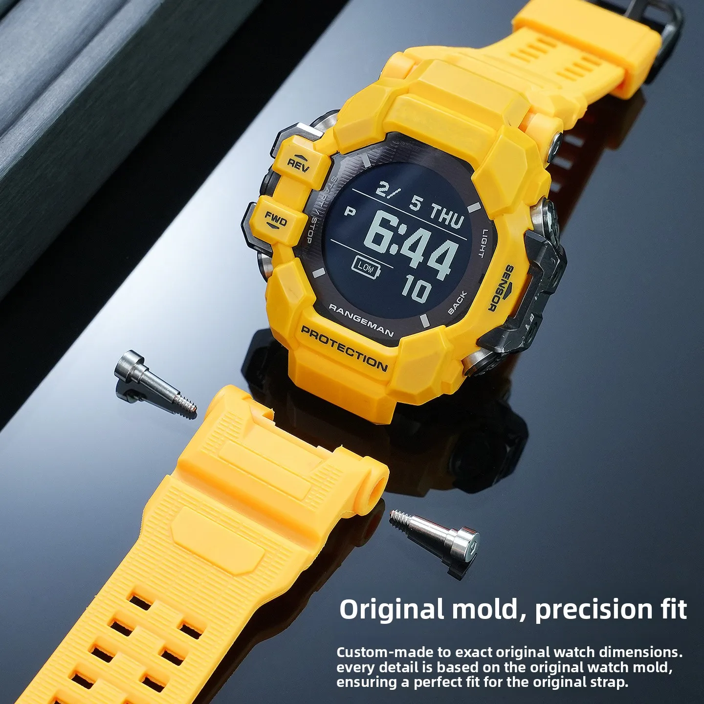 For G-SHOCK Casio 3554 GPR-H1000 Cat Man 3th watch Side Screws | GPR H1000 Watch Strap Screw Connecting Rod replacement parts