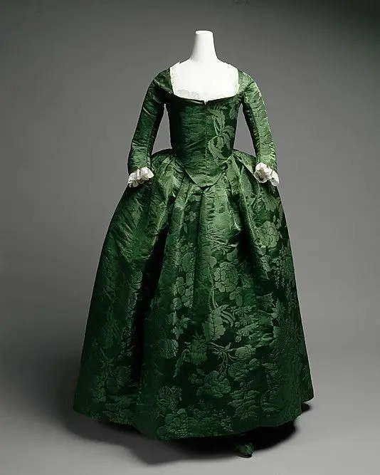 

Revolution Georgian era Victorian Ball Gown Vintage Costume 18th Century Rococo Dress Costume Marie Antoinette Green Dress