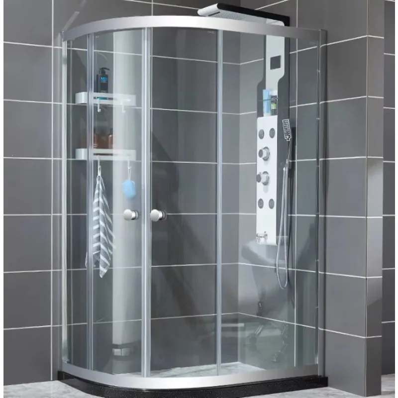 Customization Modern Luxury 2-Person Hydro Massage Complete Steam Shower Cabin 5mm Glass Sliding Door with Frame for Hotels