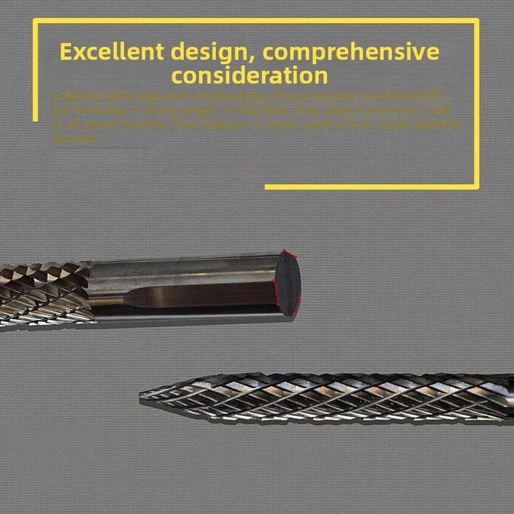 For Daily Vehicle Maintenance Carbide Tire Drill Bits for Professional Grade Tool YG10X Material Construction For Car Tire