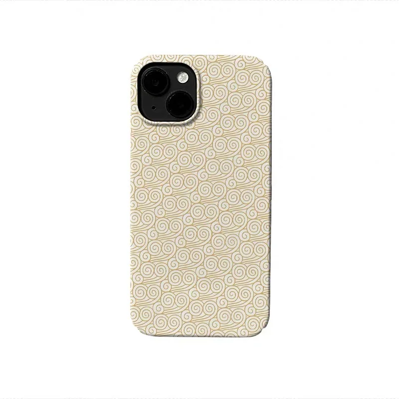 

Full Screen Yellow Curly Cloud Case for IPHONE 17 16 ProMax 15 14 Plus 13 12 MINI 11 PRO 16Plus XR XS MAX Acrylic Phone Cover