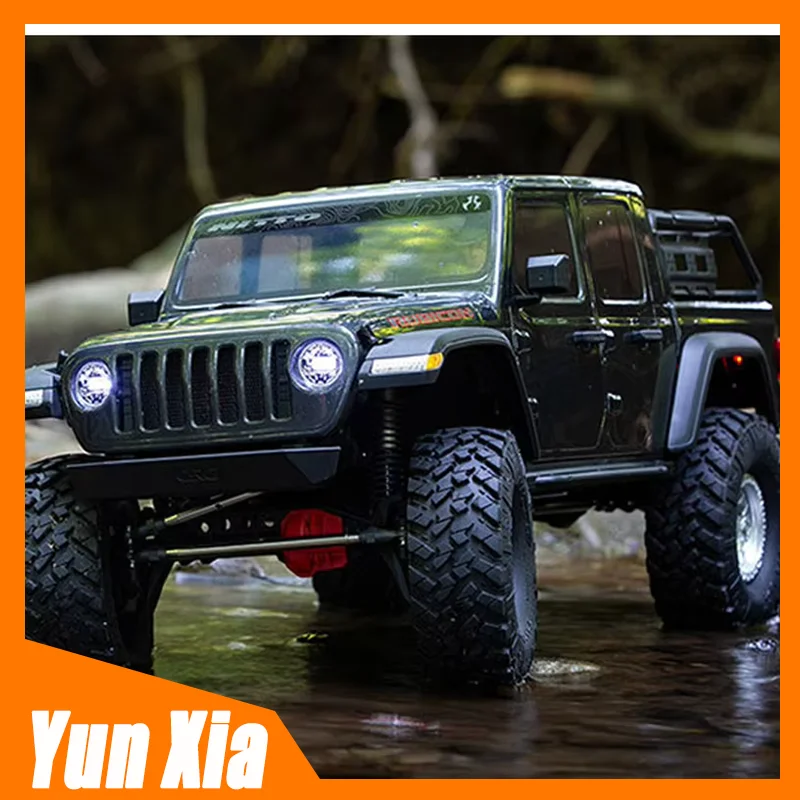 

AXIAL 3-го поколения SCX10 пульт дистанционного управления 1:10 модель автомобиля Gladiator двухскоростной пикап внедорожник для скалолазания AXI03006 RTR