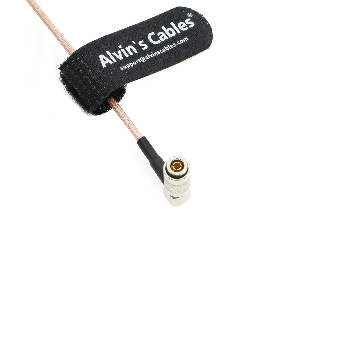 Alvin's Cables Timecode Cable for Canon R5C from Ambient Nanolockit 5 Pin Male to Right Angle DIN Time-Code Cable 30cm|12in