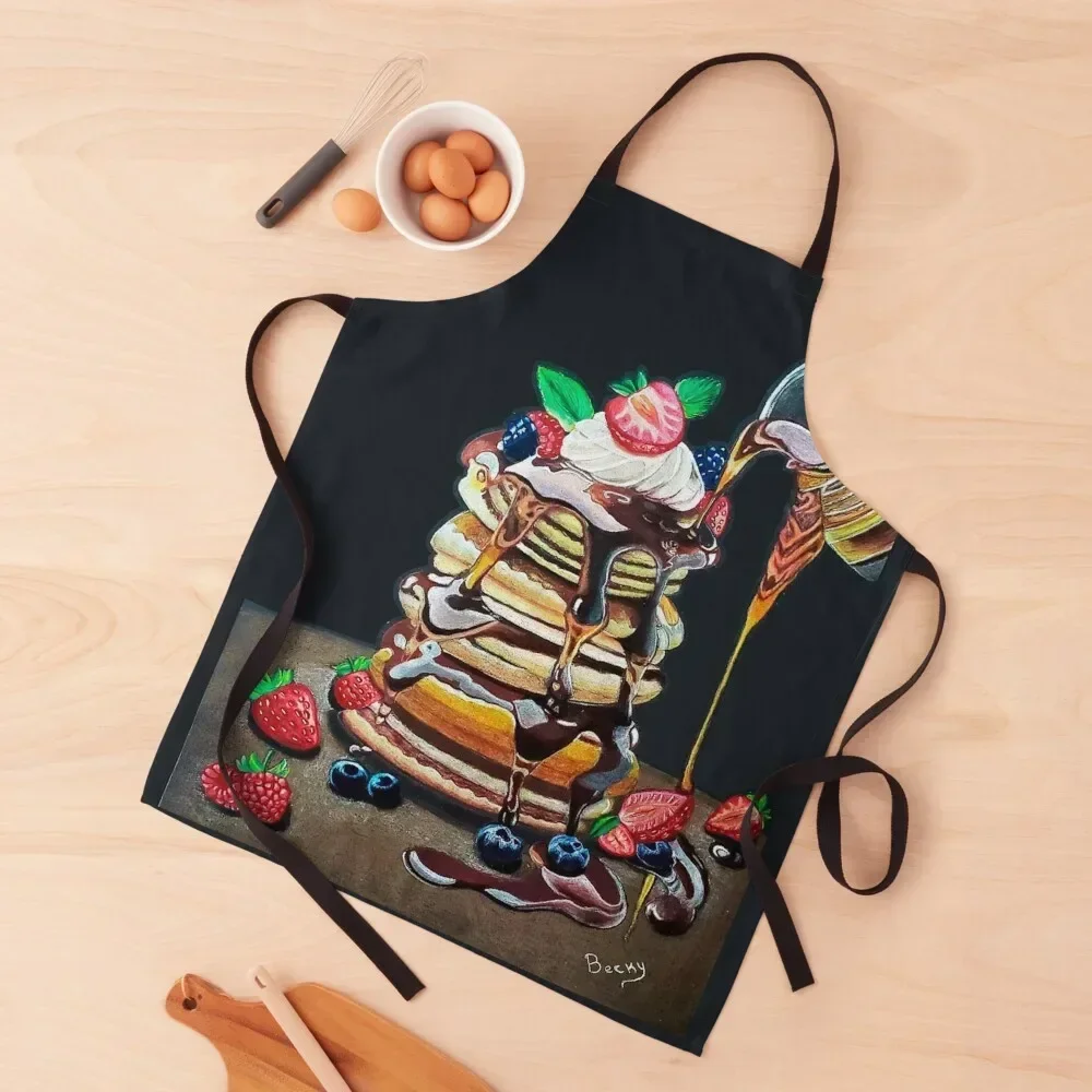 

Breakfast delight sweet tooth Apron Christmas gift cookings for women Bib For Kitchen Smock for hairdressing Apron